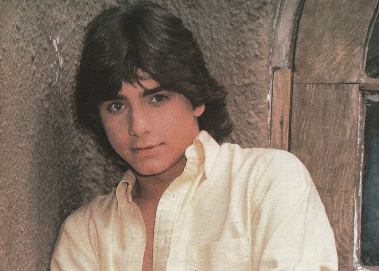 Scott Baio John Stamos teen magazine pinup clipping headshot jean jacket Pix - Image 2