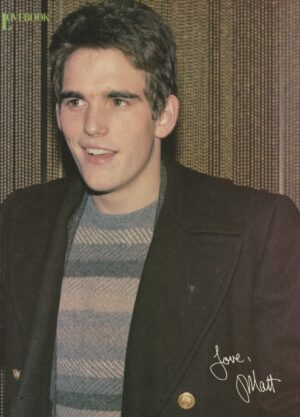 Matt Dillon Loverboy teen magazine pinup clipping Teen Machine 80's star Pix