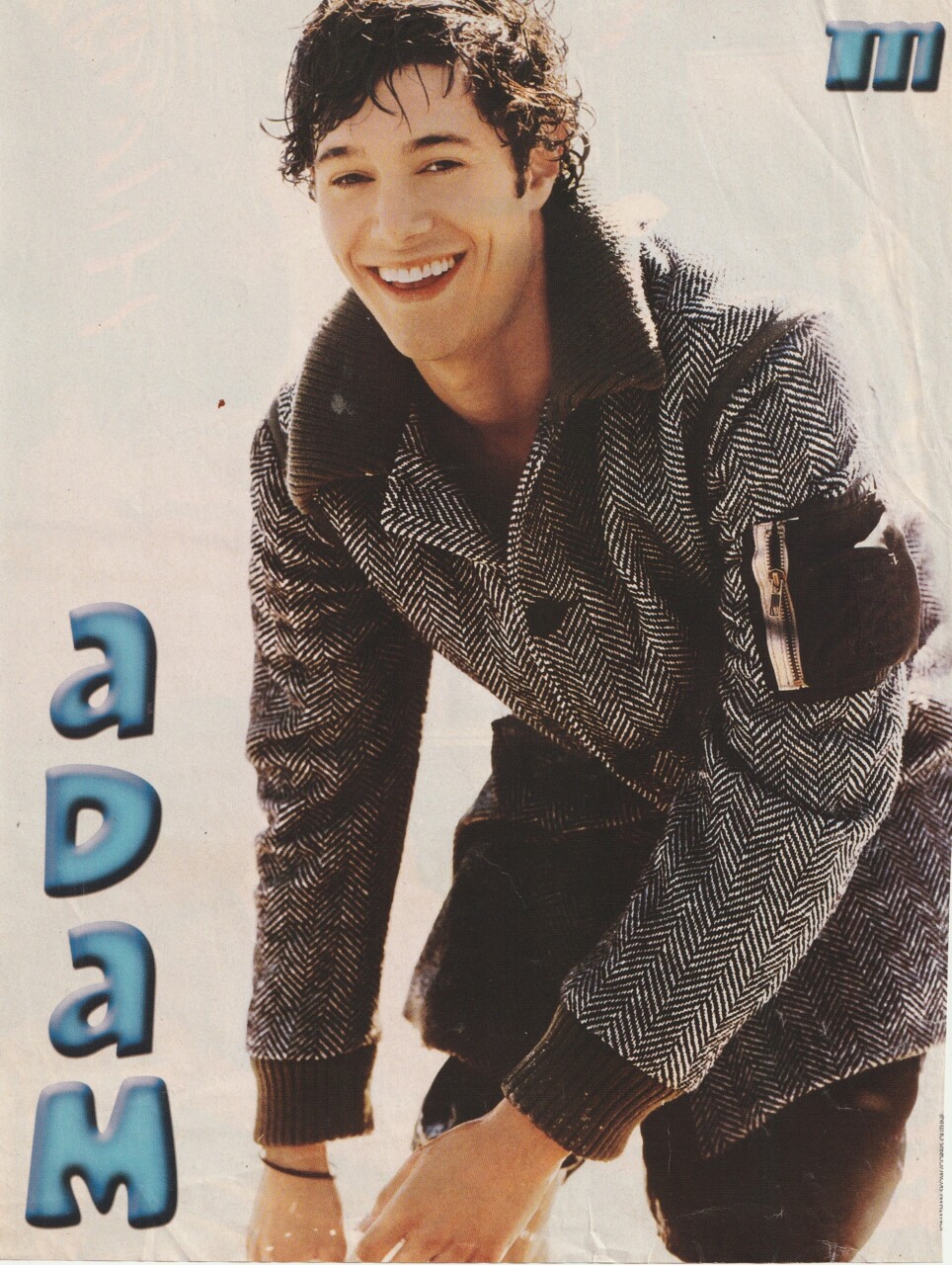 Hilary Duff Adam Brody teen magazine pinup clipping pink dress The OC M car pix - Image 2