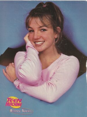 Britney Spears Justin Timberlake Nsync teen magazine pinup clipping 90's young
