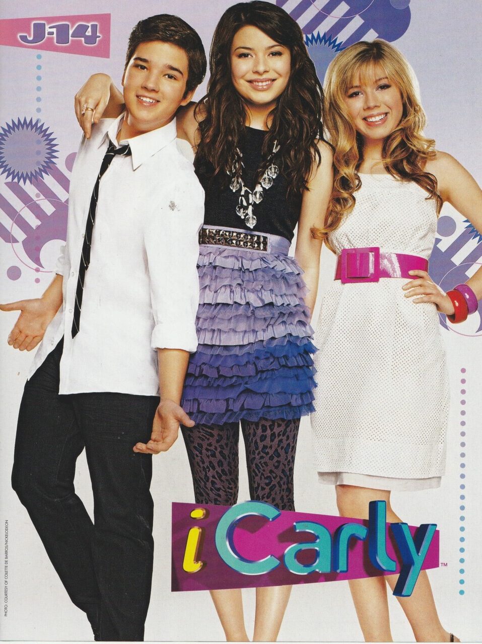 Nathan Kress Miranda Cosgrove teen magazine pinup clipping vintage ICarly J-14