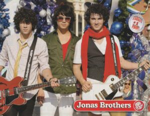 Jonas Brothers Nick Jonas teen magazine pinup clipping vintage Pop Star scarf
