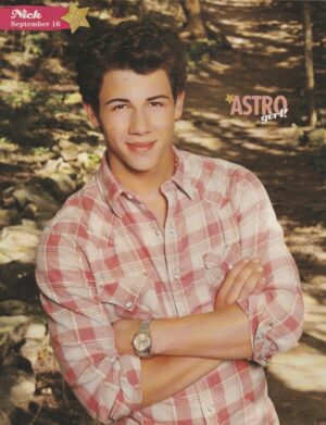 Jonas Brothers Nick Jonas teen magazine pinup clipping vintage teen sensation