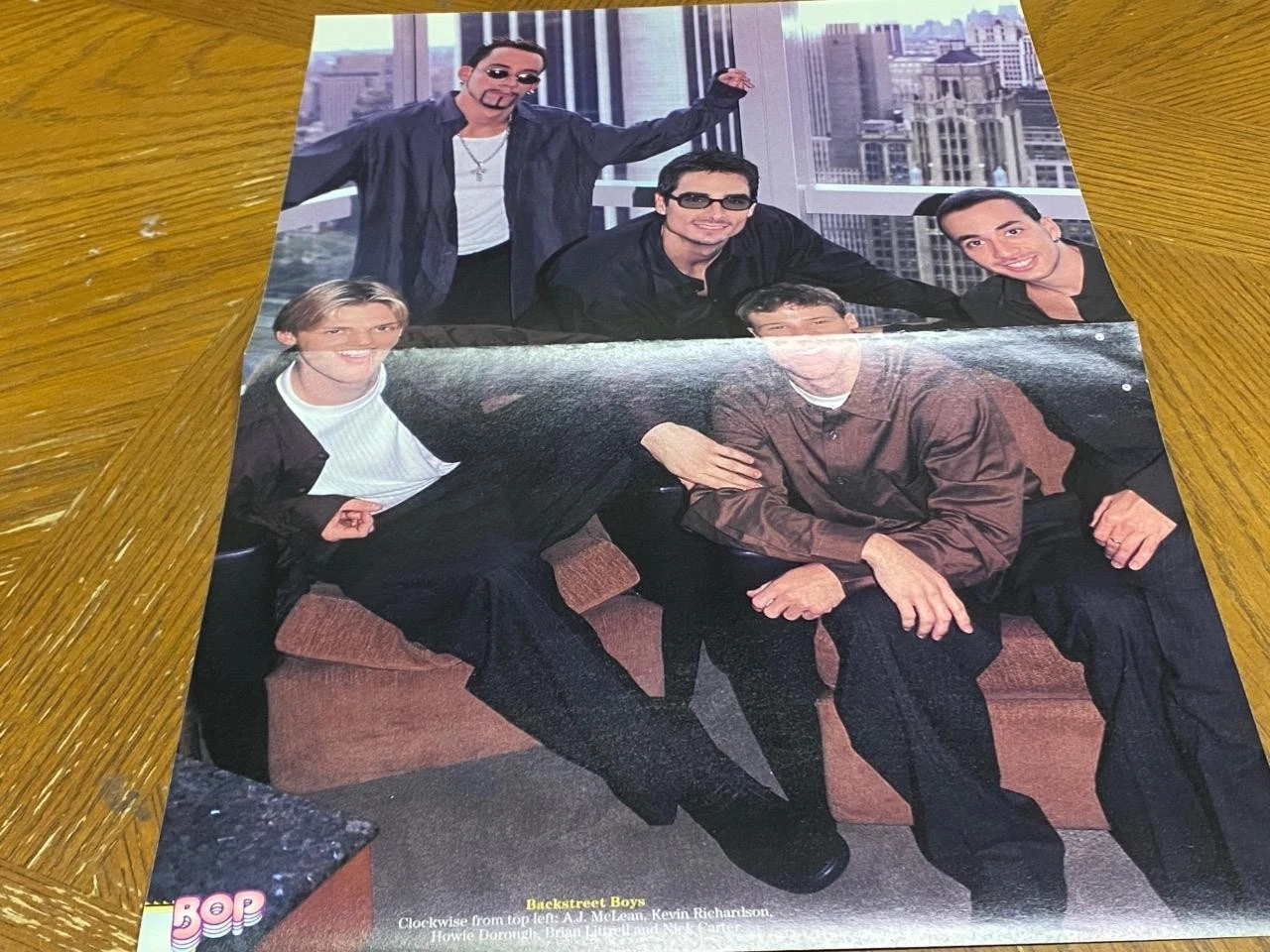 Justin Timberlake Nsync Backstreet Boys teen magazine poster clipping Pix Window