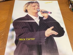 Nick Carter Leonardo Dicaprio Backstreet Boys teen magazine poster clipping Pix
