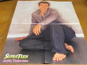 Justin Timberlake Backstreet Boys teen magazine poster clipping barefoot Nsync