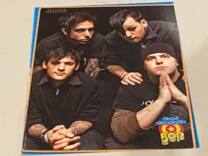 Good Charlotte teen magazine pinup clipping clasp hands Bop rock band pix