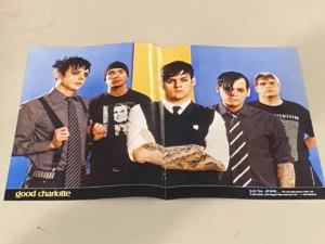 Good Charlotte Joel Madden Benji Madden teen magazine poster clipping black ties