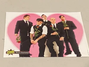 Good Charlotte Joel Madden Benji Madden teen magazine pinup clipping red roses