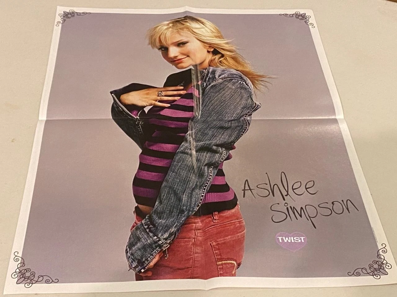 Good Charlotte Ashlee Simpson teen magazine poster clipping hands Pix rock - Image 2