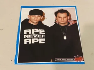 Good Charlotte Joel Madden Benji Madden teen magazine pinup clipping necklace