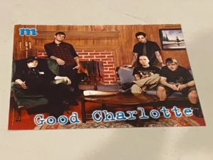 Good Charlotte Jesse Mcartney teen magazine pinup clipping fireplace M pix