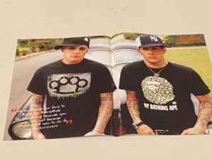 Good Charlotte Joel Madden Benji Madden teen magazine poster clipping car Pix