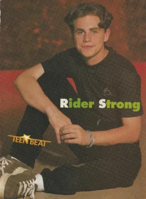 Andrew Keegan Casey Keegan Rider Strong teen magazine pinup clipping modeling