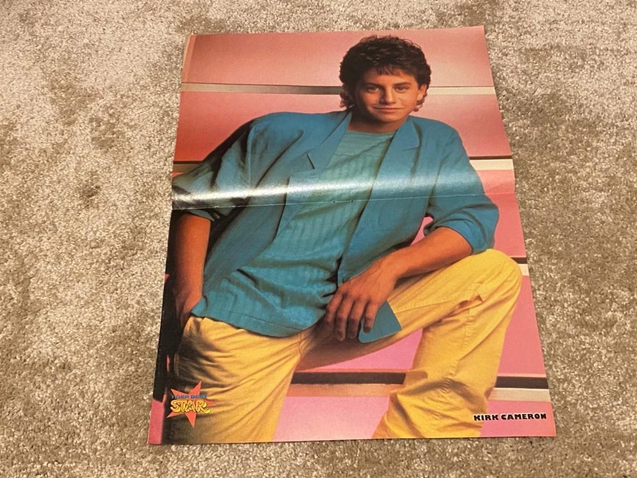 Kirk Cameron Chris Barnes Chad Allen magazine poster clipping 80's vintage Pix