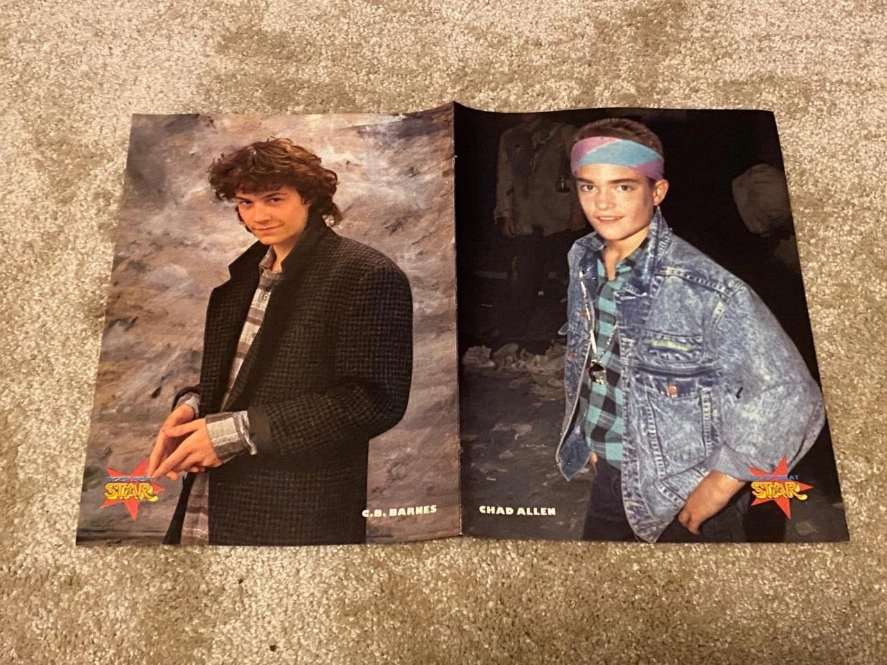 Kirk Cameron Chris Barnes Chad Allen magazine poster clipping 80's vintage Pix - Image 2