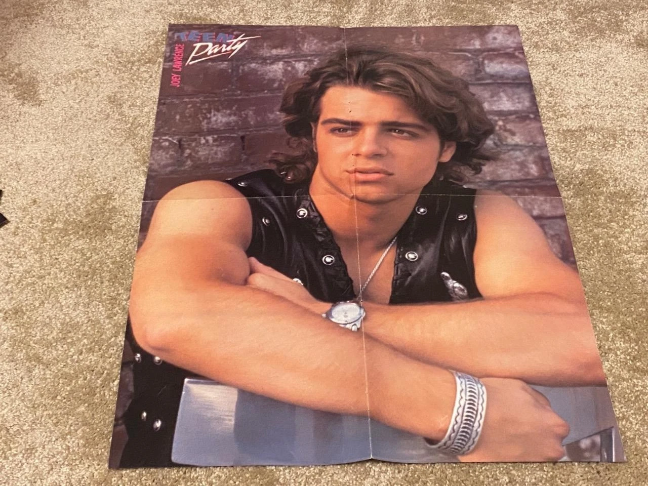 Joey Lawrence Kris Kross magazine poster clipping muscles vintage Teen Party Pix