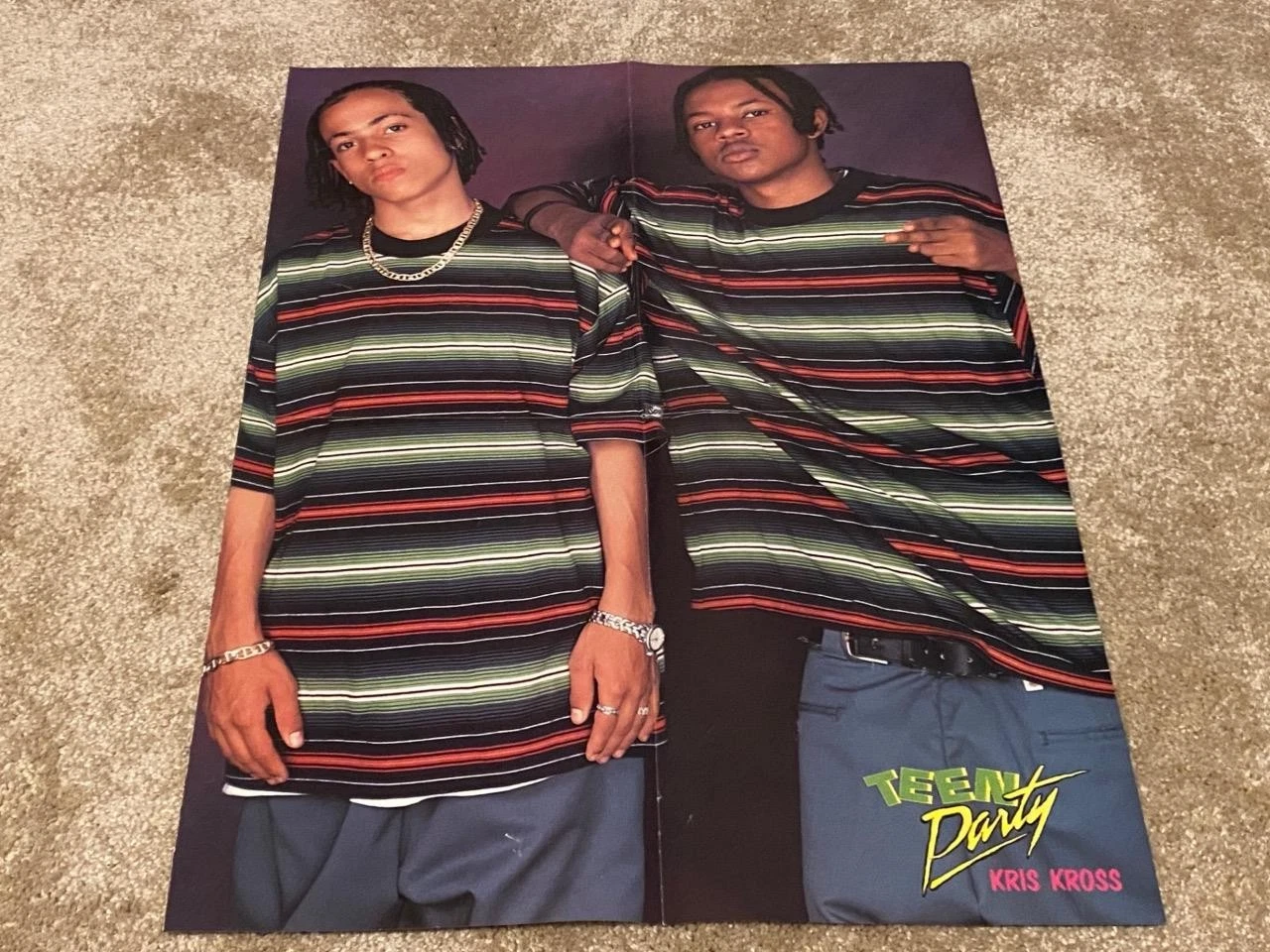 Joey Lawrence Kris Kross magazine poster clipping muscles vintage Teen Party Pix - Image 2