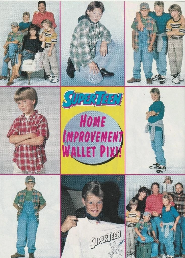 Jonathan Taylor Thomas Zachery Ty Bryan Taran Noah Smith teen pinup clipping Pix