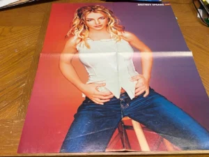 Britney Spears teen magazine poster clipping Hey 90's princess vintage pix