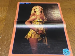 Britney Spears 3LW teen magazine poster clipping Pop Star barefoot 90's princess
