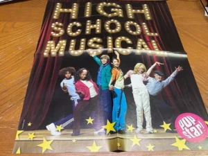 Zac Efron Lindsay Lohan teen magazine poster clipping Dancing HSM 2 singing Pix