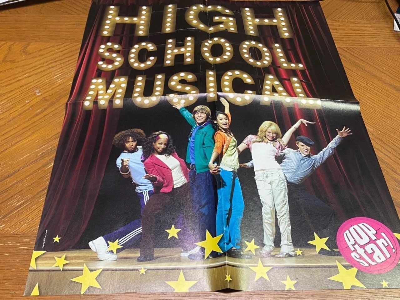 Zac Efron Lindsay Lohan teen magazine poster clipping Dancing HSM 2 singing Pix