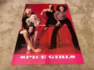 Spice Girls Hanson teen magazine poster clipping Girl Group Pop SHH Teen Machine