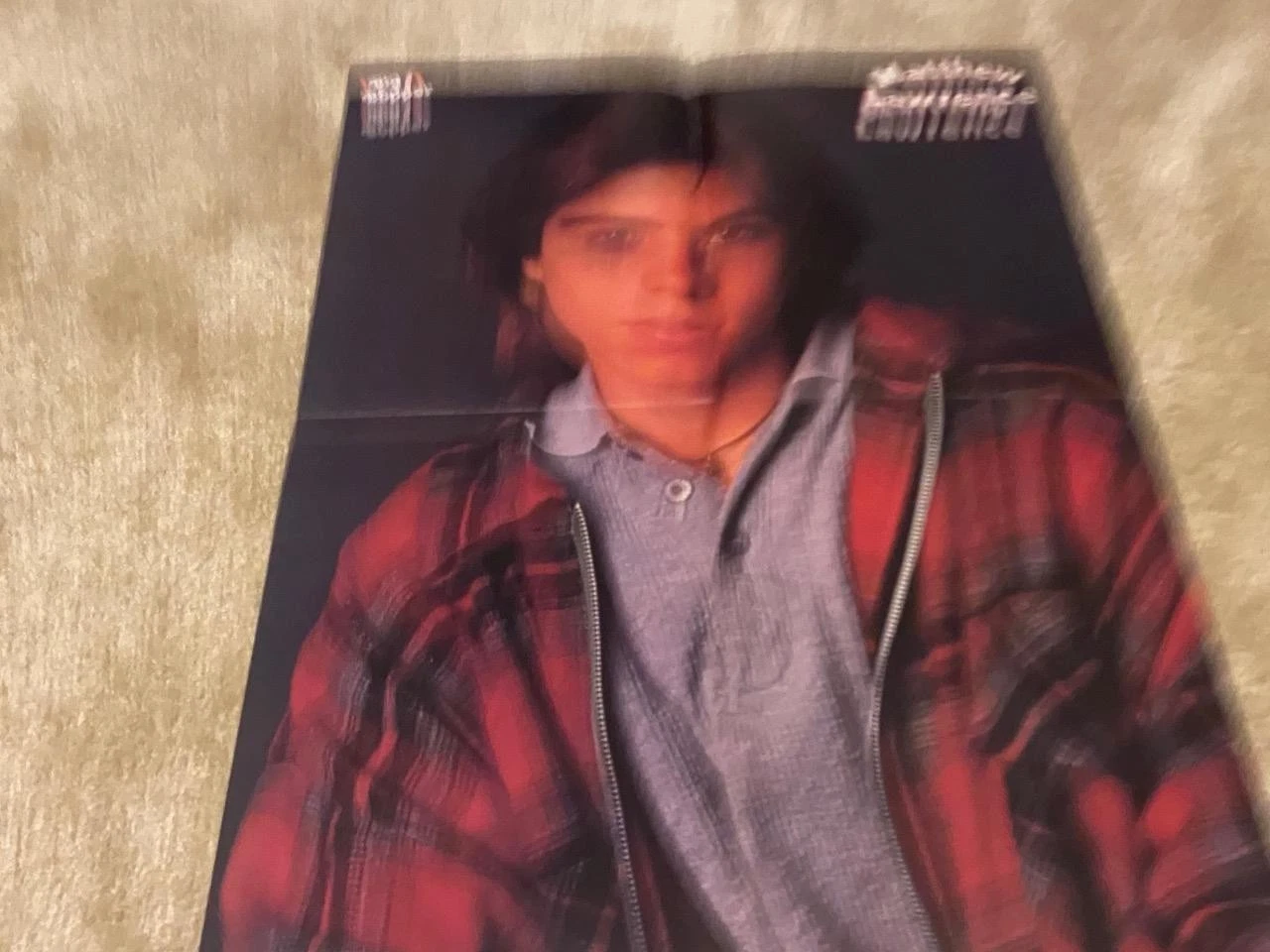 Matthew Lawrence Rider Strong teen magazine poster clipping bar stool Bop Pix - Image 2
