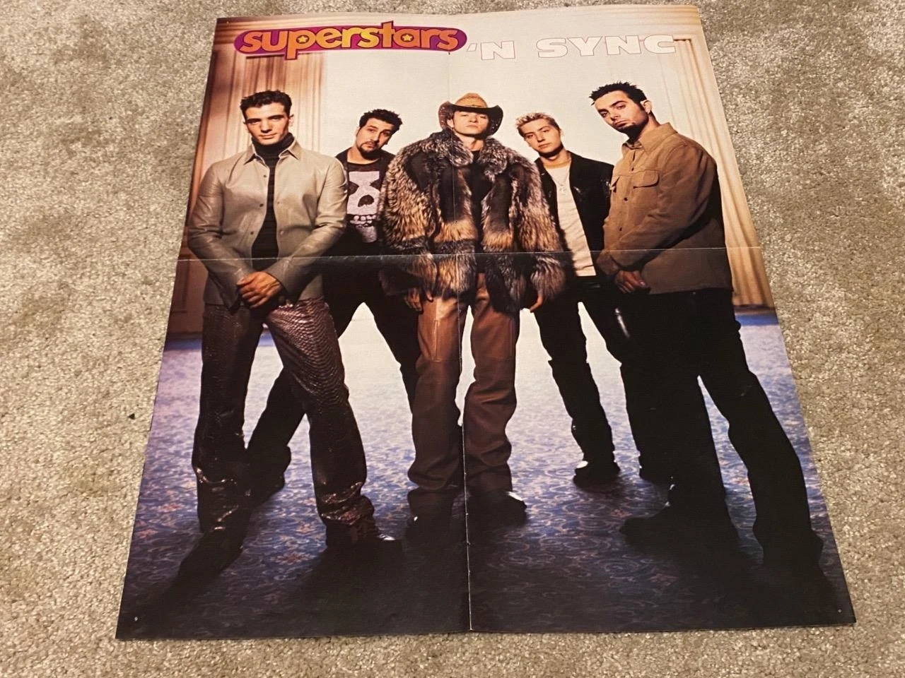 Christina Aguilera Nsync teen magazine poster clipping crop top Rare Superstars - Image 2