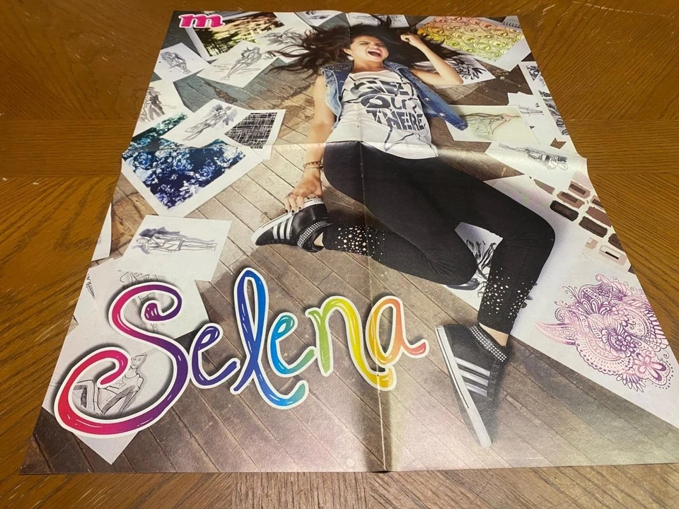 One Direction Selena Gomez poster clipping teen idols Liam Payne Rip eating M - Image 2