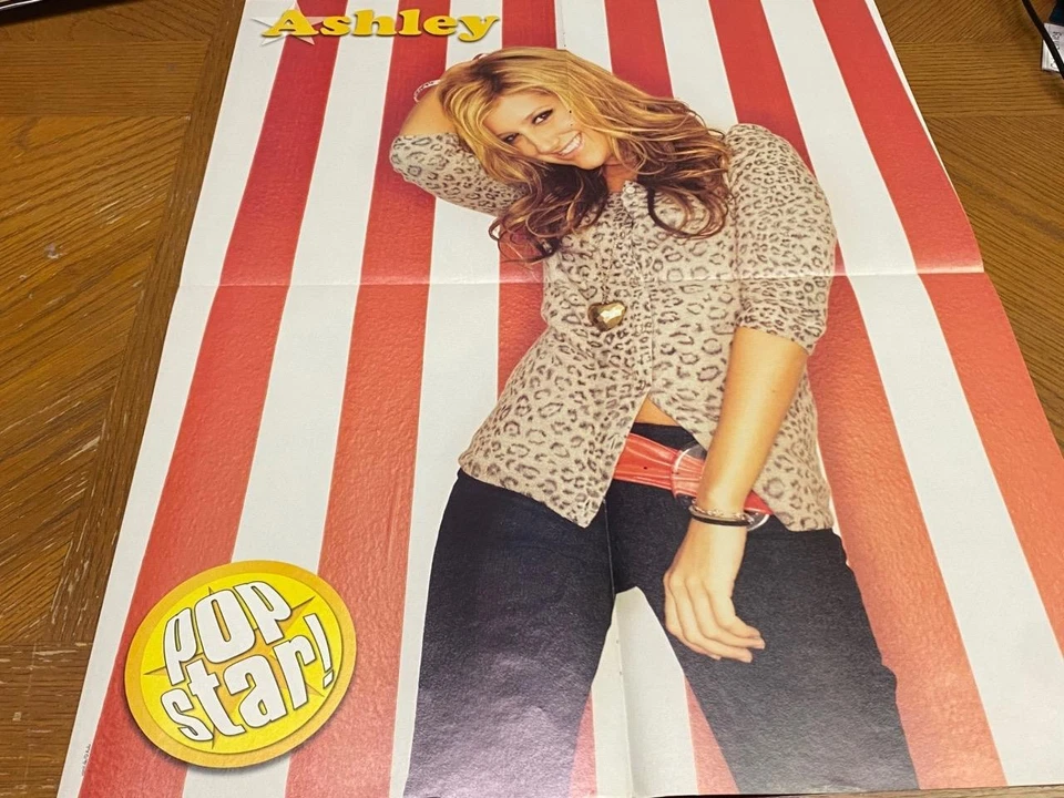 Zac Efron Ashley Tisdale teen magazine poster clipping modeling brick wall Pop - Image 2