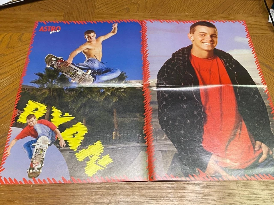 Zac Efron Ryan teen magazine poster clipping Astro Skateboard shirtless Pix - Image 2