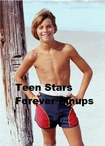 Mike Sanders 4×6 or 8x10 Photo vintage picture young modeling shirtless swimsuit pix