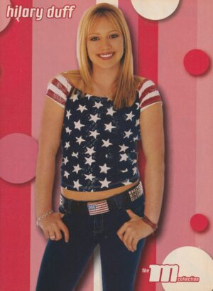 Hilary Duff Lance Bass Joey Fatone Nsync teen magazine pinup clipping On the Line M collection