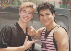 Mario Lopez Mark Paul Gosselaar teen pinup clipping Big Bopper 90's SBTB Pix