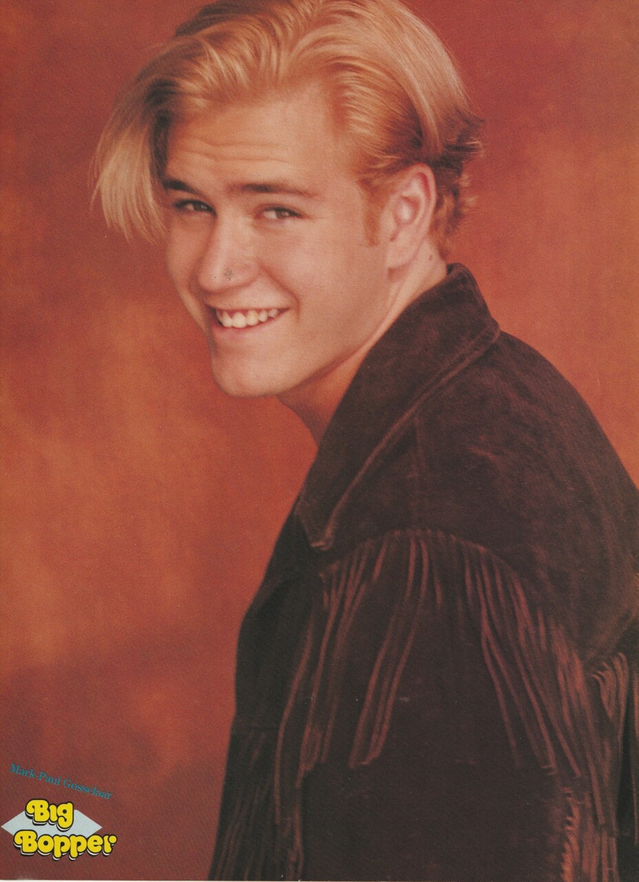 Matthew Lawrence Mark Paul Gosselaar pinup clipping Big Bopper vintage pix young - Image 2