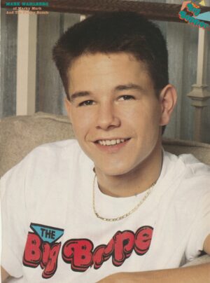 Marky Mark Wahlberg pinup clipping Big Bopper shirt Bop 90's vintage pix hunk