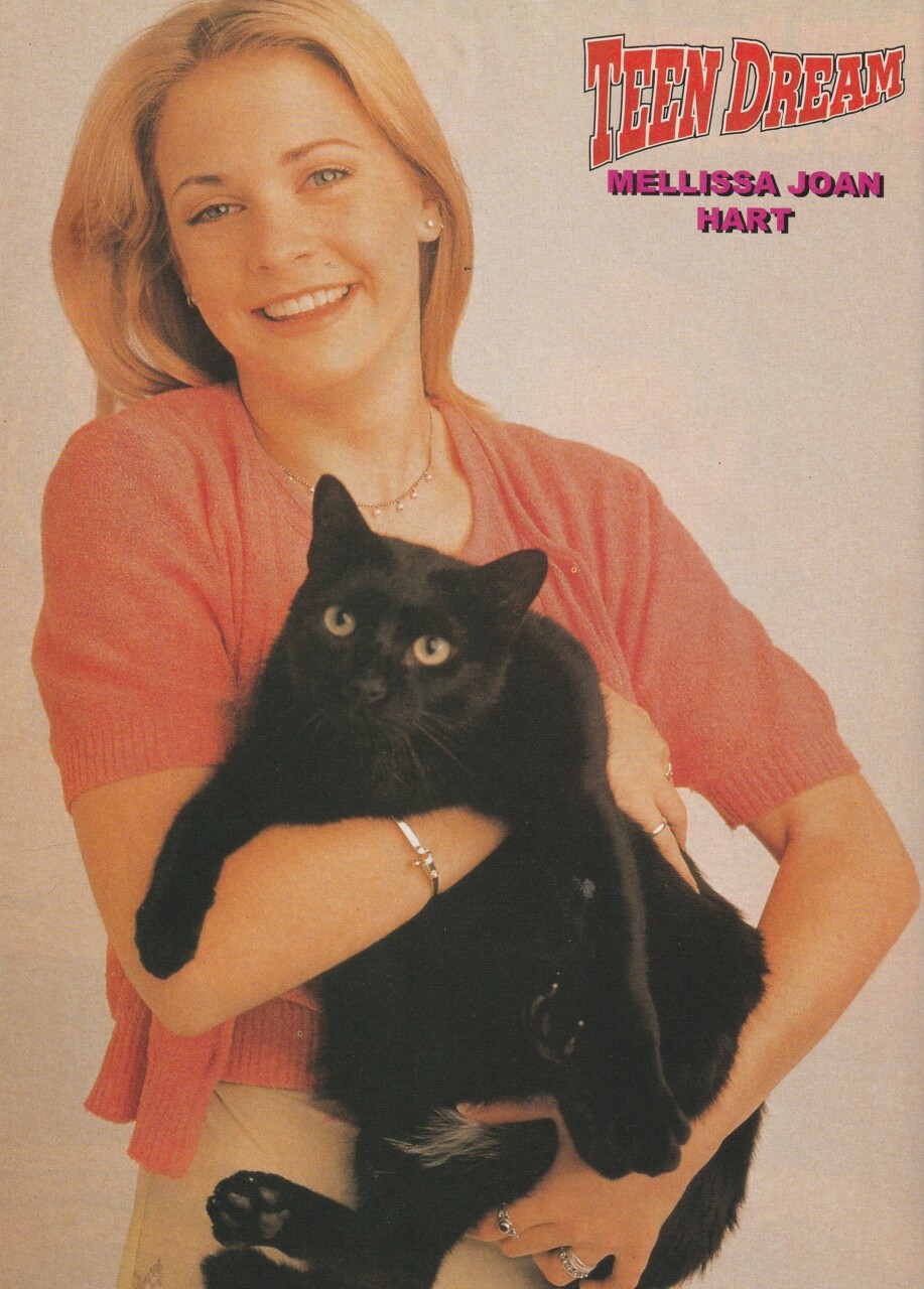 Melissa Joan Hart No Authority pinup clipping Teen Machine vintage pix Sabrina