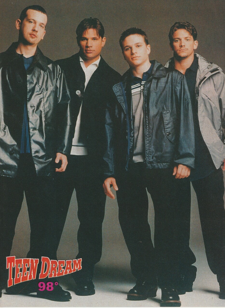 Melissa Joan Hart 98 Degrees pinup clipping Teen Machine vintage pix young 90's - Image 2