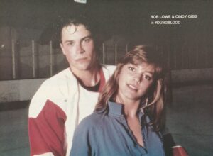 Rob Lowe Cindy Gibb teen pinup clipping Young Blood modeling Pix younger days