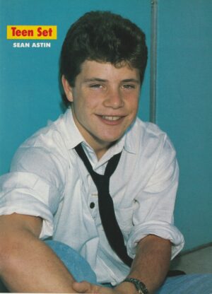 Sean Astin Chad Allen teen pinup clipping Teen Set magazine young Pix Goonies