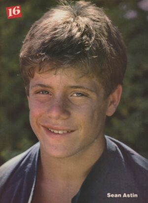 Sean Astin Chad Allen teen pinup clipping 16 magazine young Pix Goonies 80's