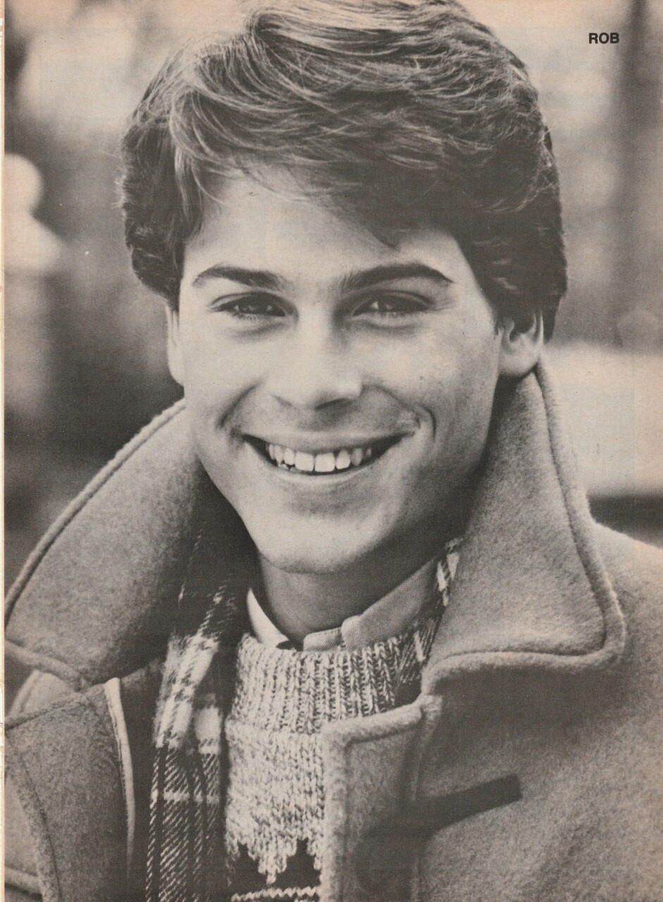 Tommy Howell Tom Howell Rob Lowe teen pinup clipping black and white pix 80's - Image 2