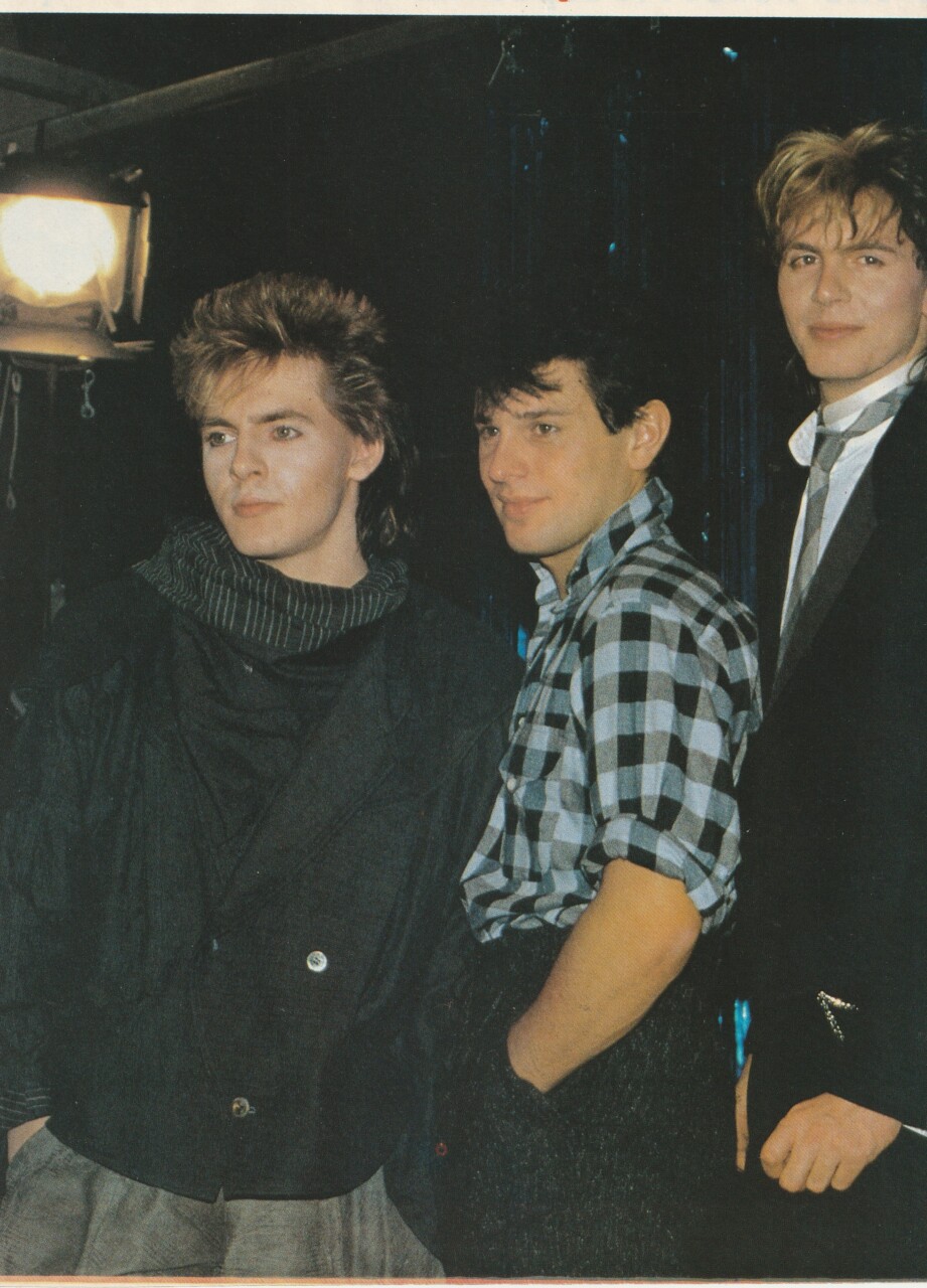 Tommy Howell Tom Howell Duran Duran teen pinup clipping pix 80's crossed arms - Image 2