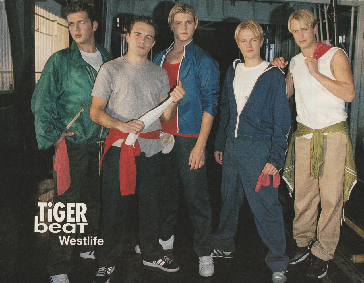 Westlife teen magazine pinup clipping Tiger Beat Whying without Wings 90's pix