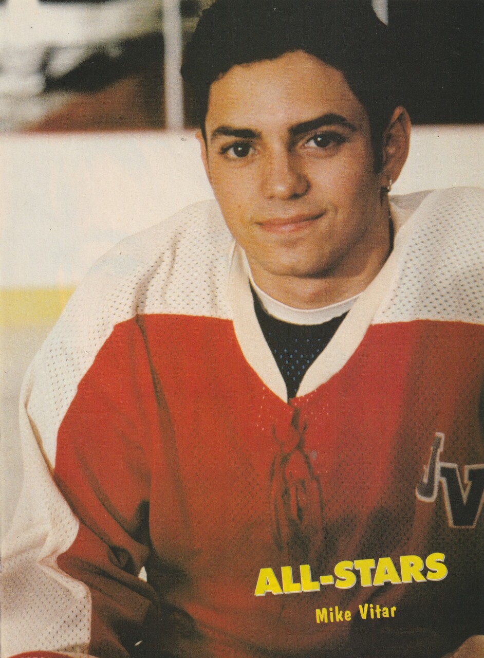 Mike Vitar Jonathan Taylor Thomas teen magazine pinup clipping hockey Mighty Ducks Sandlot All-Stars Pix 90's
