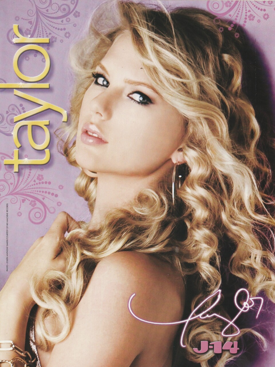 Miley Cyrus Taylor Swift teen magazine pinup clipping balloons J-14 Pix actress - Image 2