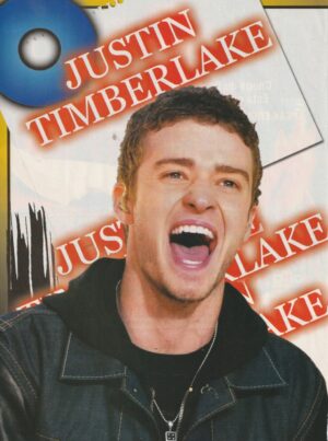 Justin Timberlake Nsync teen magazine pinup clipping laughing Pop Star Pix 90's