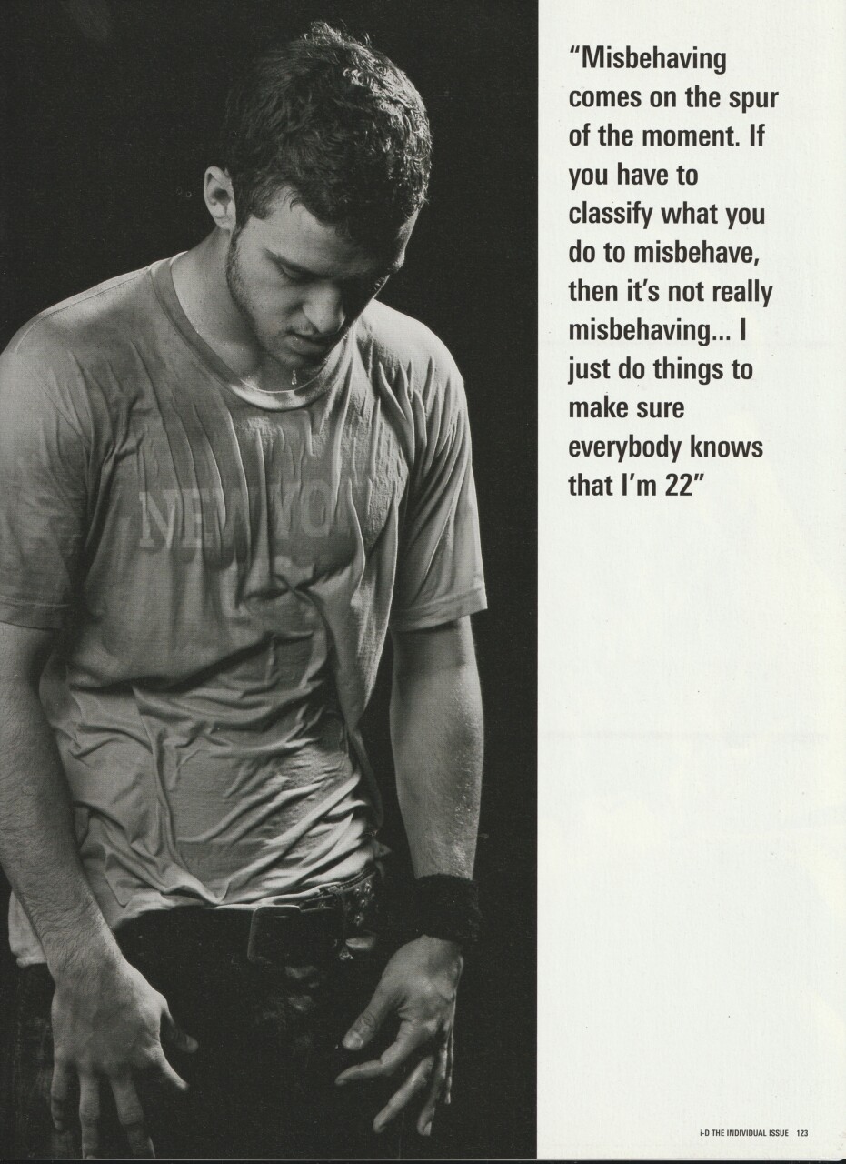 Justin Timberlake Nsync teen magazine pinup clipping New York City Pop Star 22